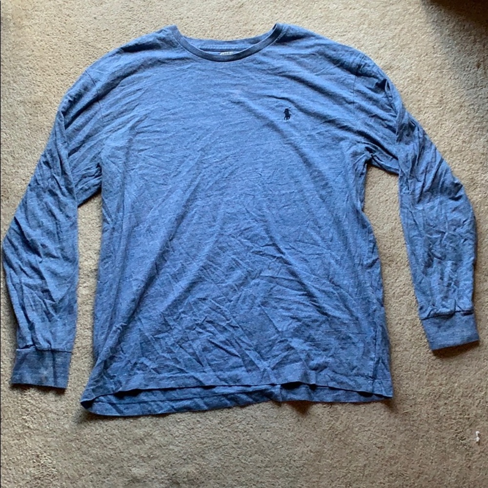 Polo Long Sleeve Shirt Size Large